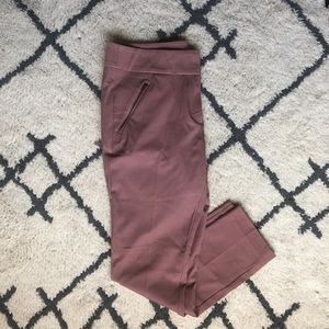 Loft Pink Skinny Ankle Pants